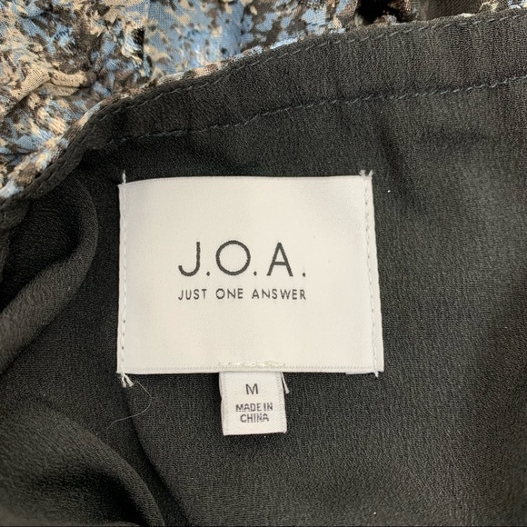 J.O.A. Just One Answer Dress Snake Print Short Ruched Size M Spaghetti strap - Picture 2 of 11